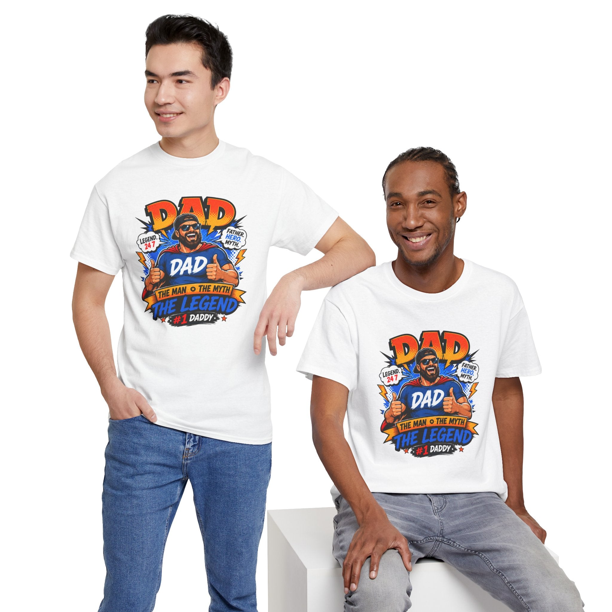 Funny Dad Shirt, Dad The Legend Tee, Father's Day Gift for Dad, Cool Dad Graphic T-Shirt, Best Dad Ever Shirt, Dad Gift