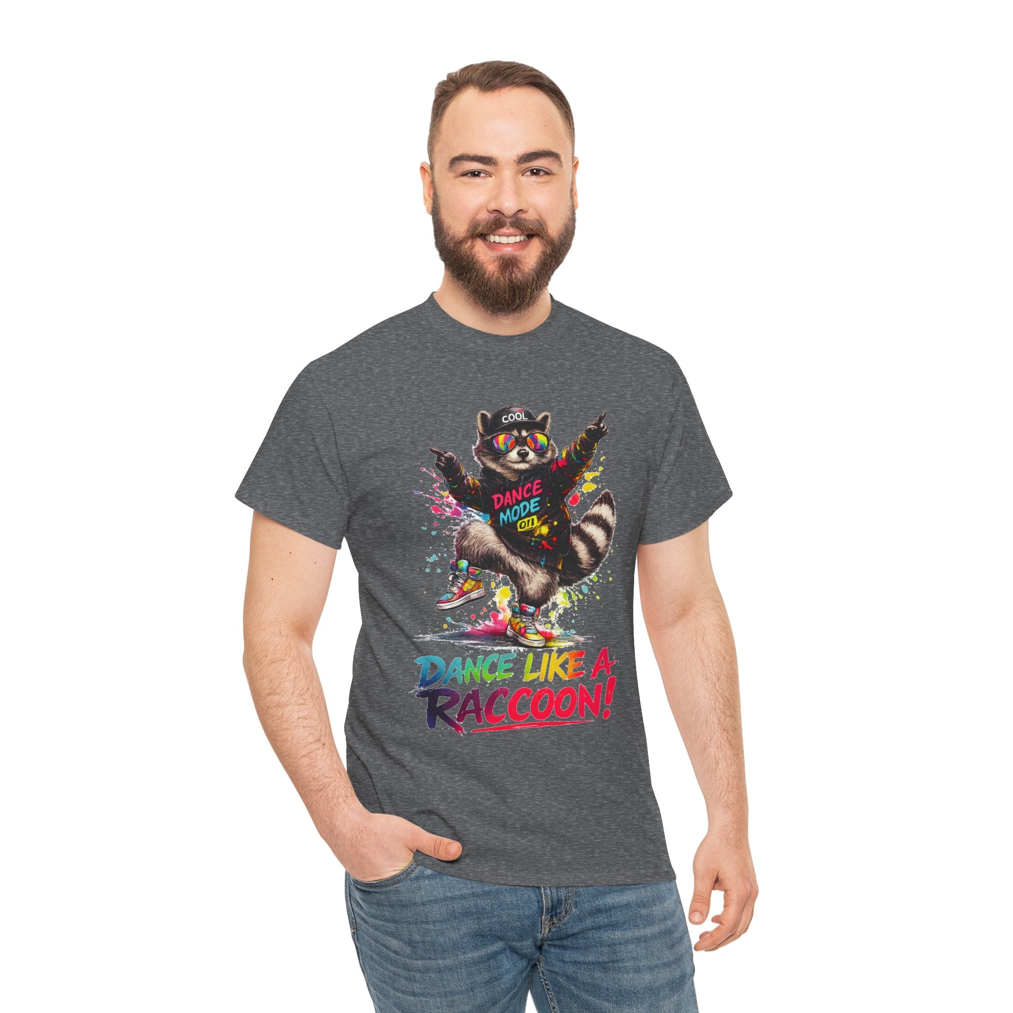 Dance Like a Raccoon T-Shirt — Cute Retro Raccoon Dance Graphic Tee