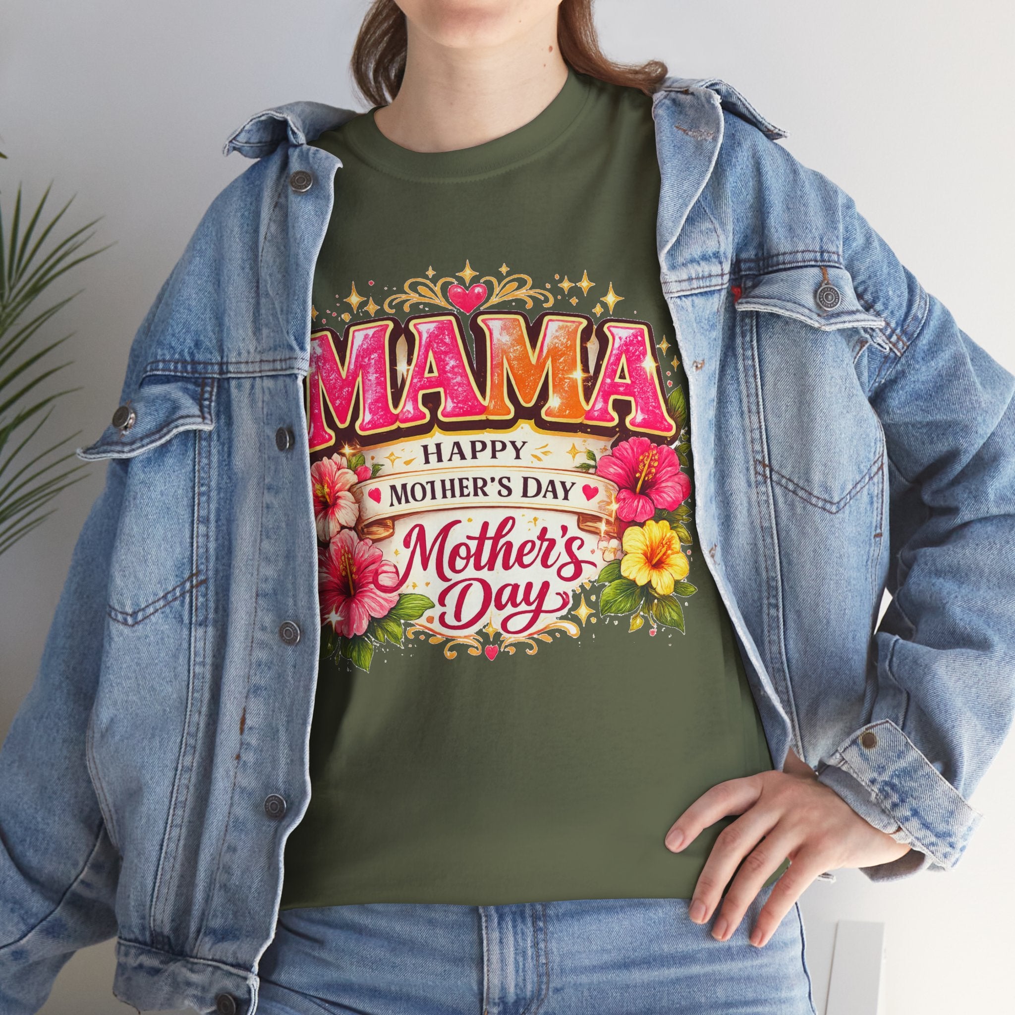 Mama Floral Shirt for Women, Mother's Day Gift for Mom, Cute Flower Graphic Tee, Mama Life T-Shirt, Birthday Gift for Mother, Mom Appreciation Gift