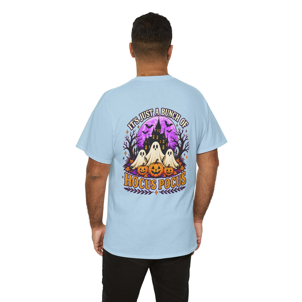 Hocus Pocus Halloween Shirt | Ghost & Pumpkin Front Back Tee