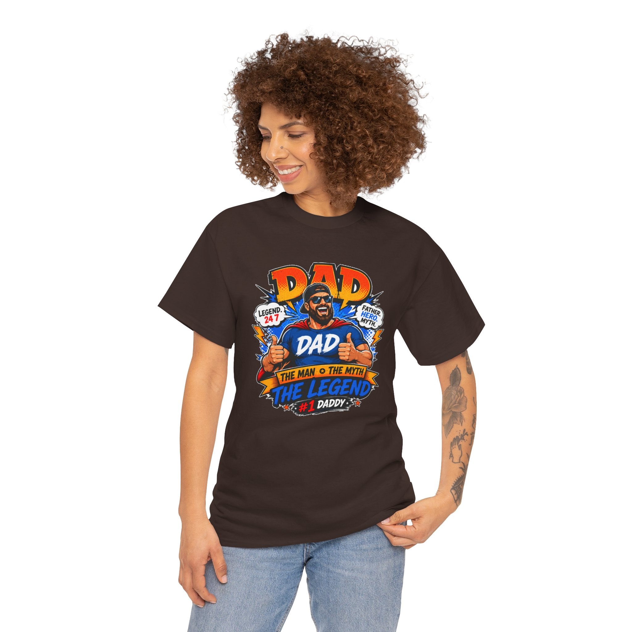 Funny Dad Shirt, Dad The Legend Tee, Father's Day Gift for Dad, Cool Dad Graphic T-Shirt, Best Dad Ever Shirt, Dad Gift