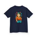 Kid's Retro Cat Tee — Cool Cat Graphic Shirt for Kids