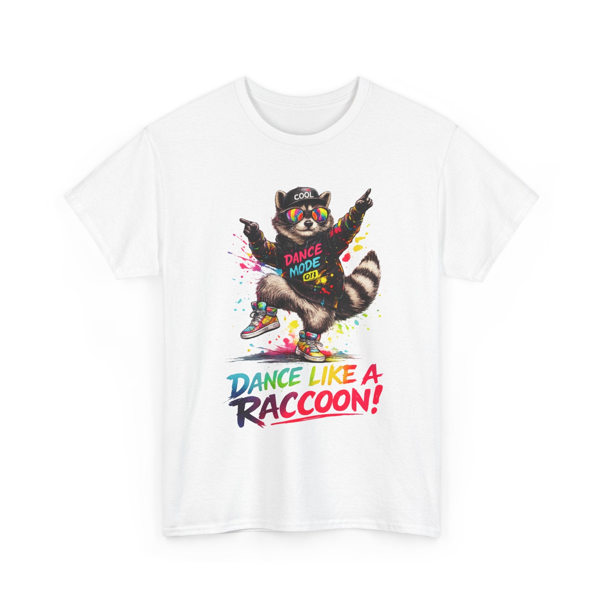Dance Like a Raccoon T-Shirt — Cute Retro Raccoon Dance Graphic Tee
