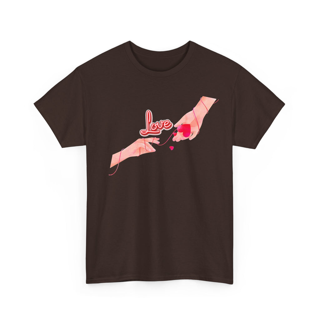 Love Hands T-Shirt — Romantic Heart Illustration Tee