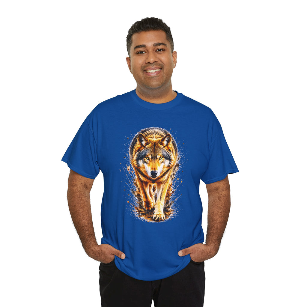 Wolf Graphic T-Shirt, Majestic Wolf Tee, Wildlife Animal Shirt, Unisex Nature Graphic Tee, Wolf Lover Gift, Forest Wolf Shirt