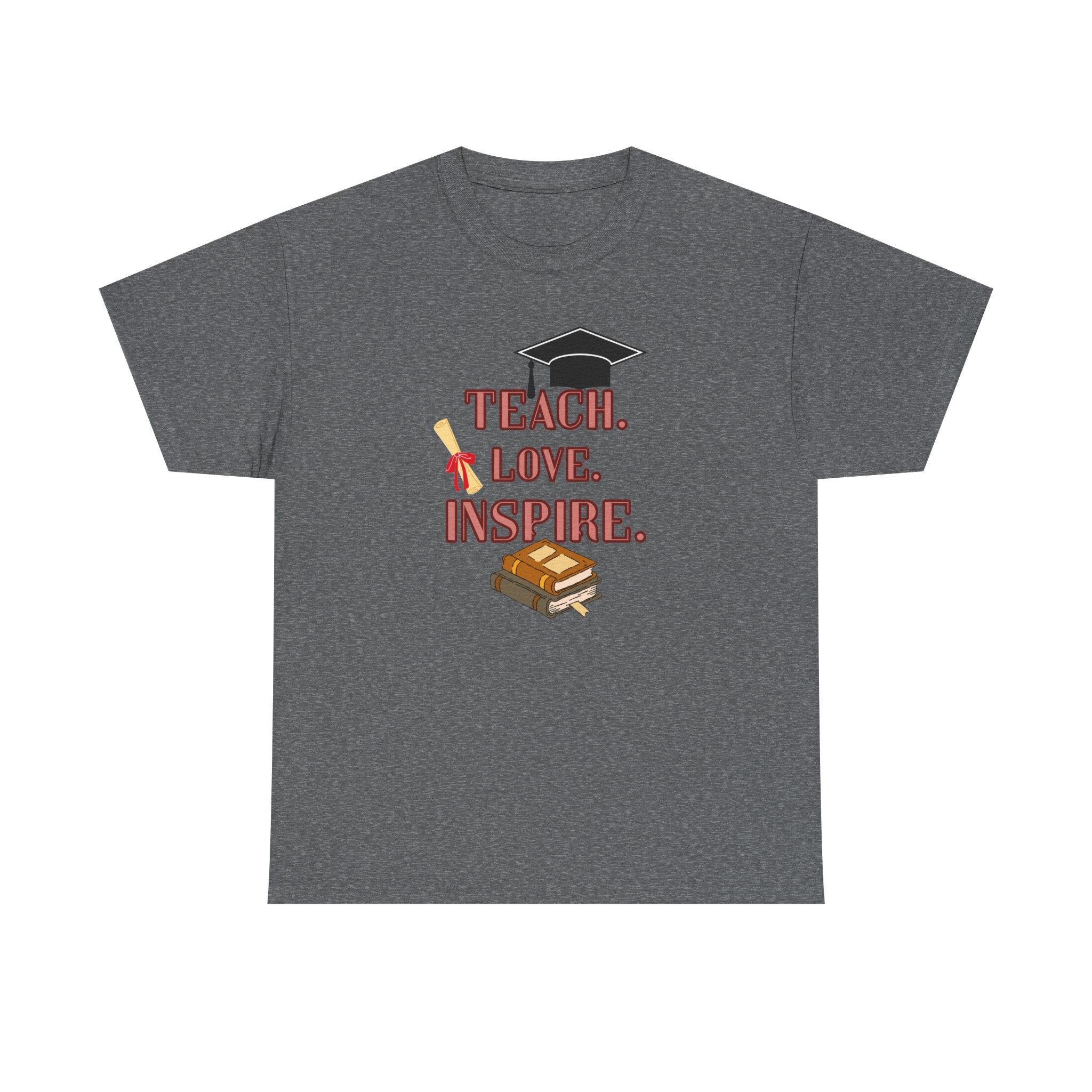 Teacher Shirt Teach Love Inspire, Teacher Gift T-Shirt, Back to School Tee, Inspirational Teacher Shirt, Unisex Graphic Tee