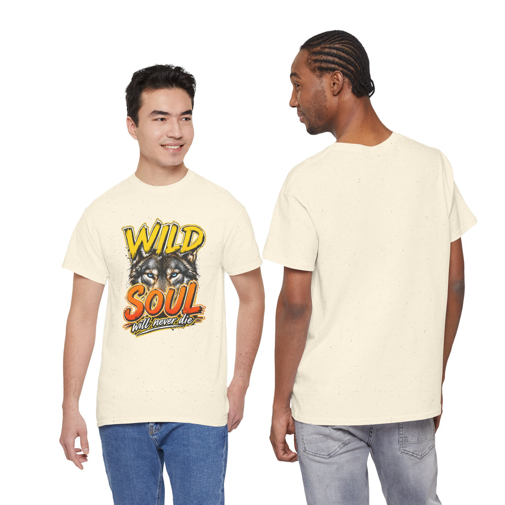 Wolf 'Wild Soul' Graphic Tee – Bold Wildlife Shirt for Nature Lovers