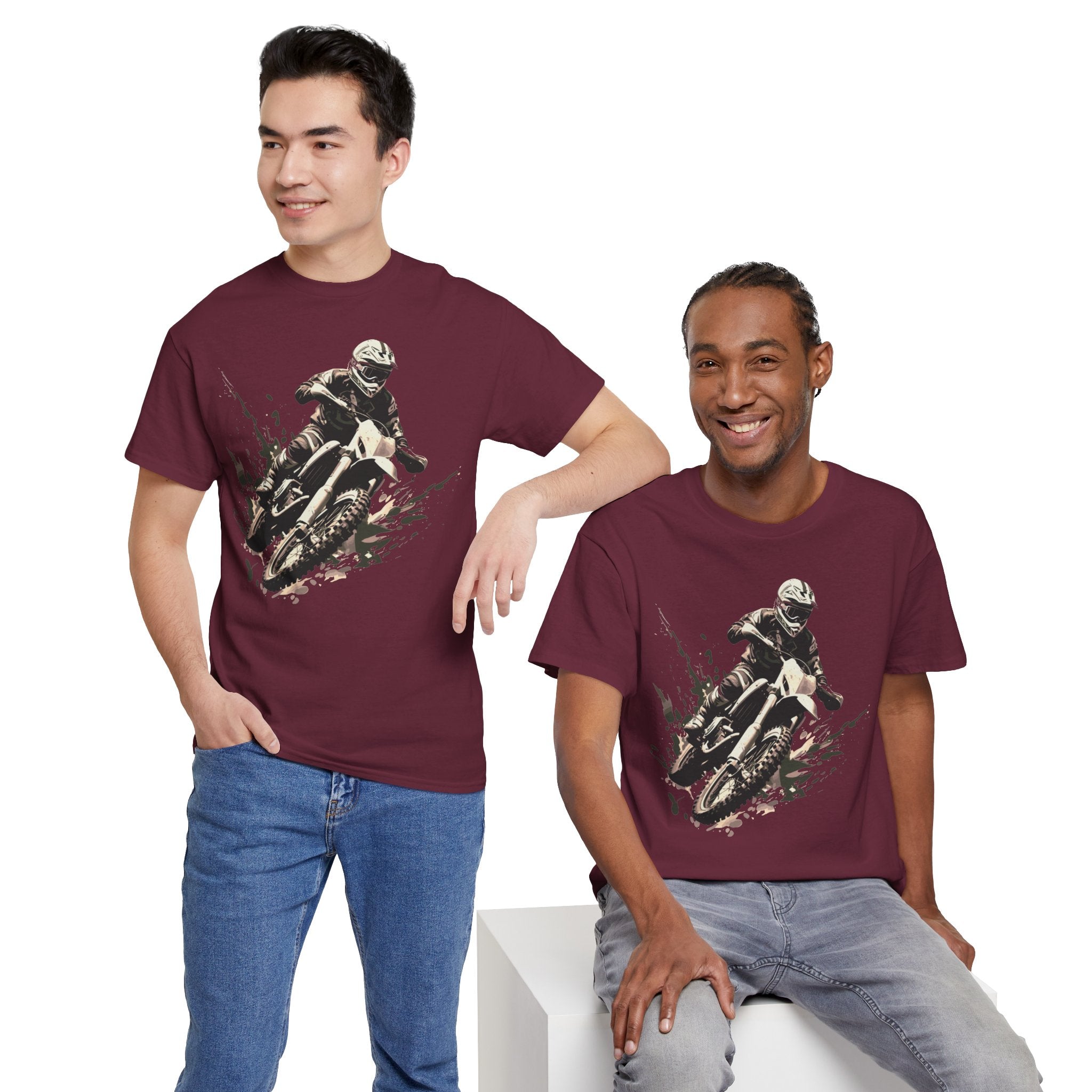 Motocross Rider Dirt Bike T-Shirt — Off-Road Racing Tee