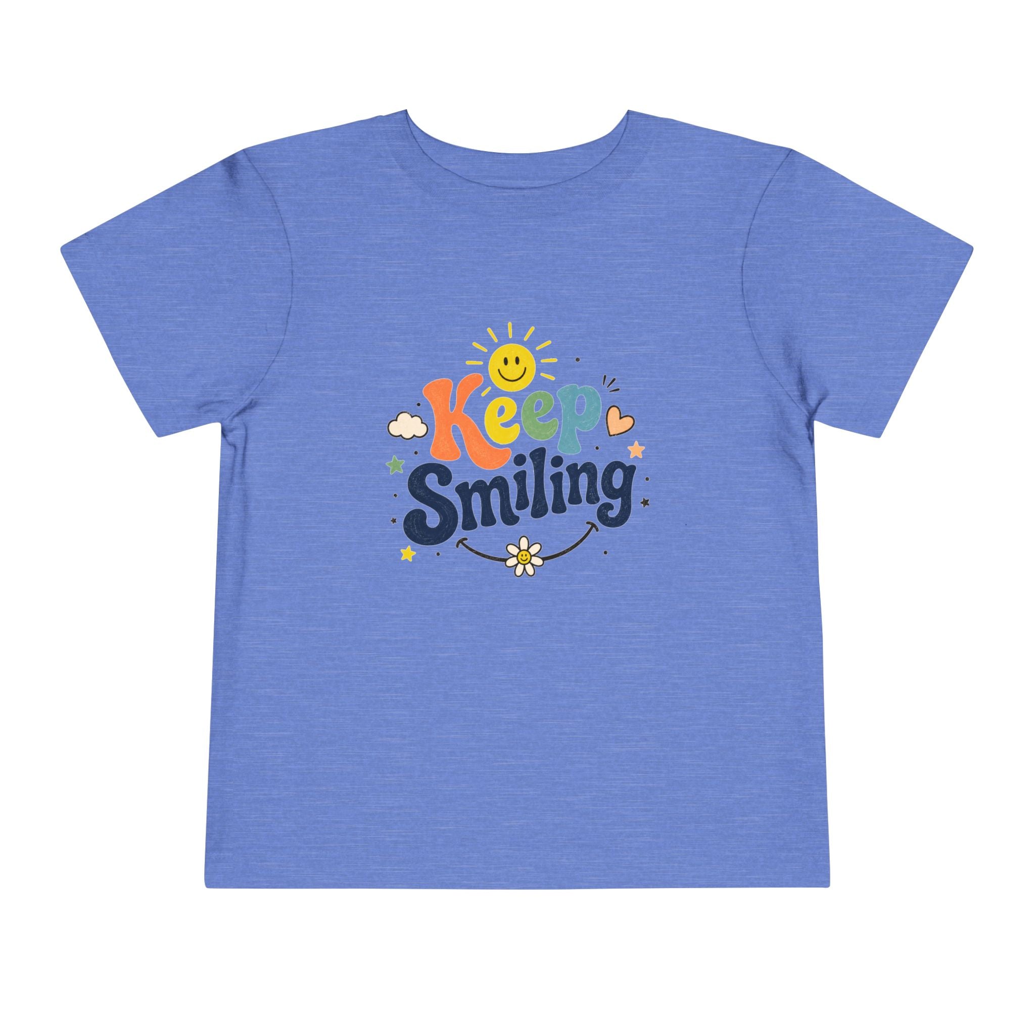 Keep Smiling Toddler Tee — Cute Sunshine Positive Kids Shirt