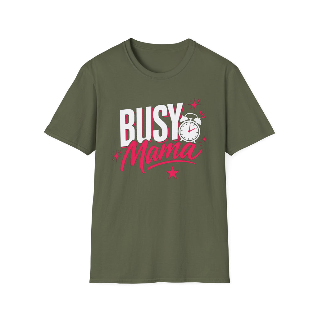 Busy Mama T-Shirt | Funny Mom Shirt | Cute Mother Graphic Tee | Gift for Mom | Busy Mom Life Shirt