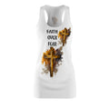 Faith Over Fear Racerback Dress — Christian Cross Graphic Dress