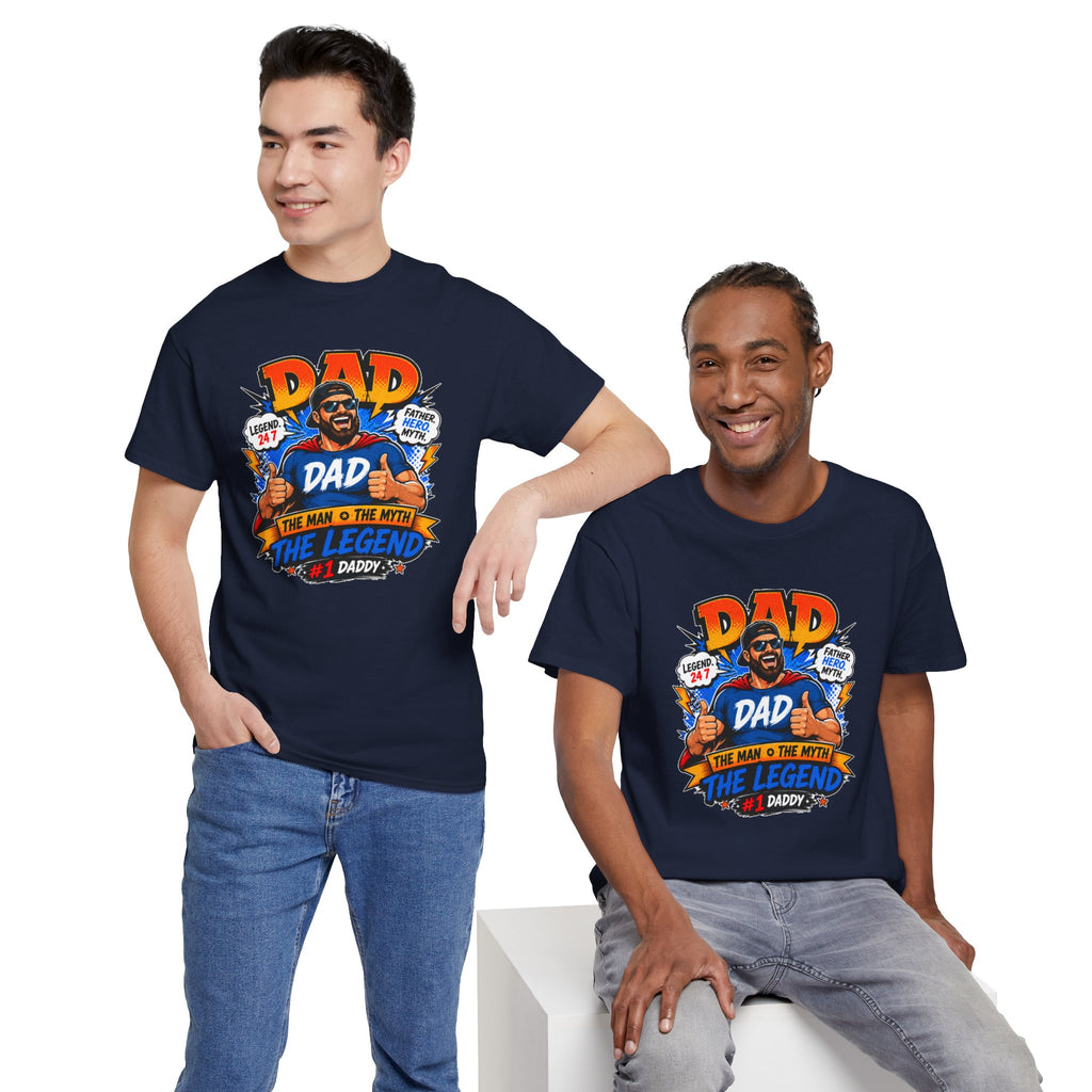 Funny Dad Shirt, Dad The Legend Tee, Father's Day Gift for Dad, Cool Dad Graphic T-Shirt, Best Dad Ever Shirt, Dad Gift
