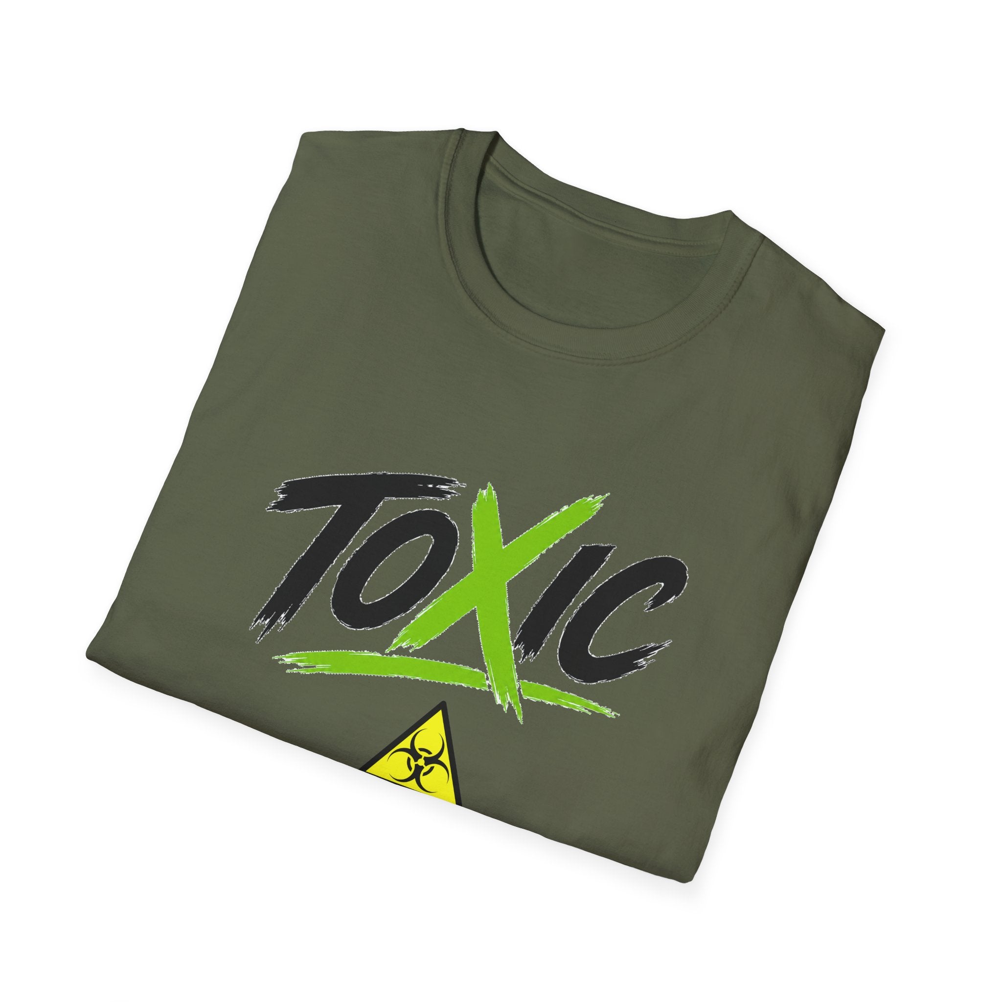 Toxic Graphic Tee | Grunge Streetwear Shirt | Biohazard Aesthetic Unisex T-Shirt