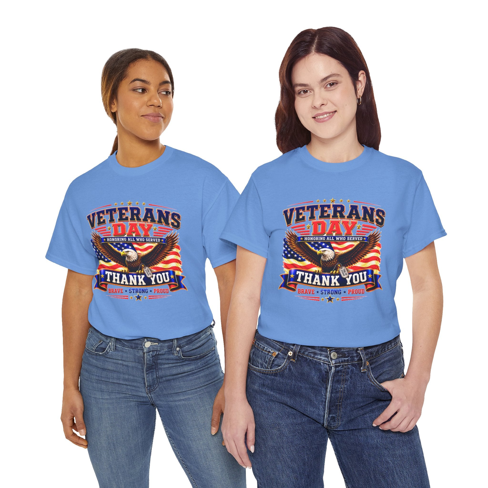 Veterans Day Eagle T-Shirt – "Thank You" Patriotic Tribute Tee