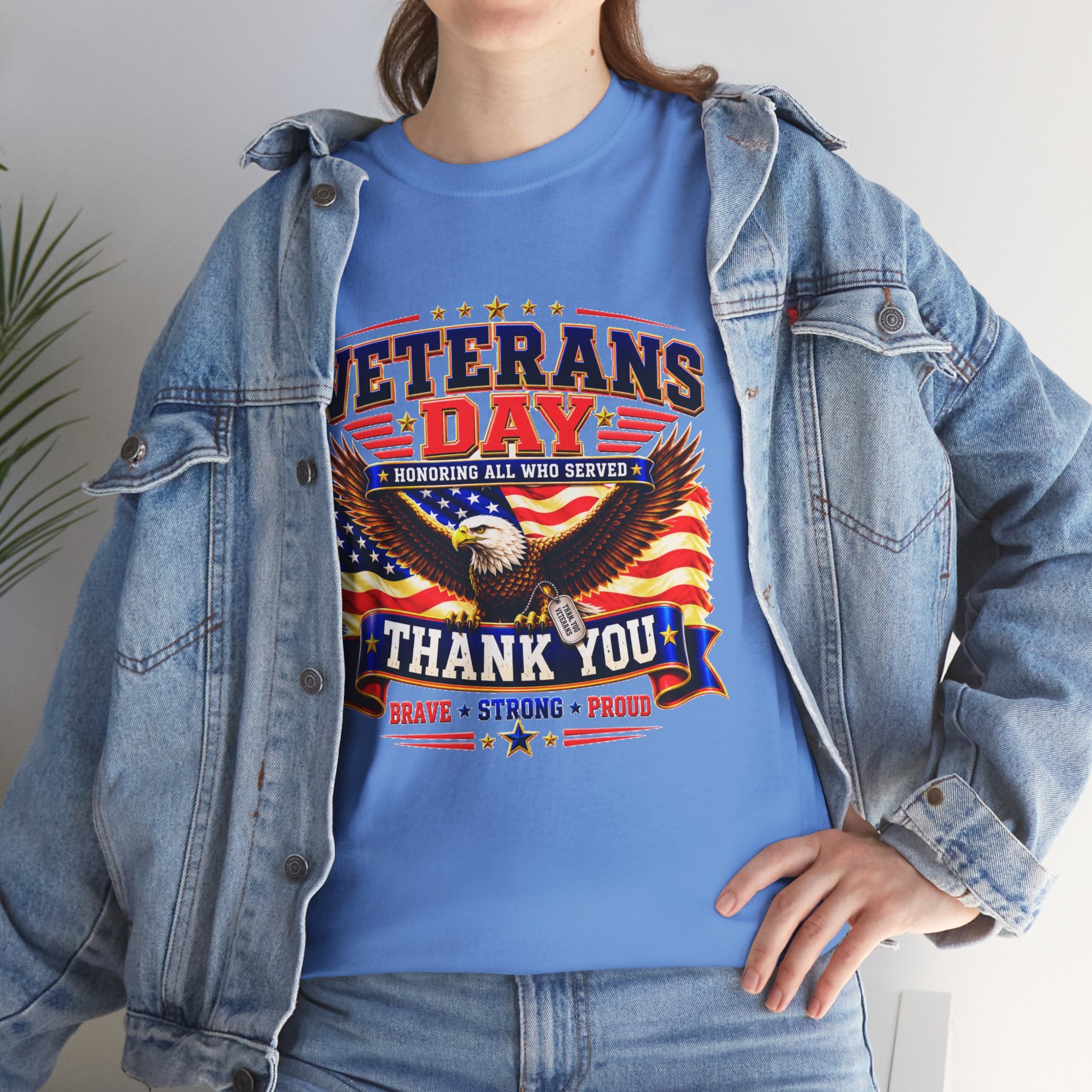 Veterans Day Eagle T-Shirt – "Thank You" Patriotic Tribute Tee