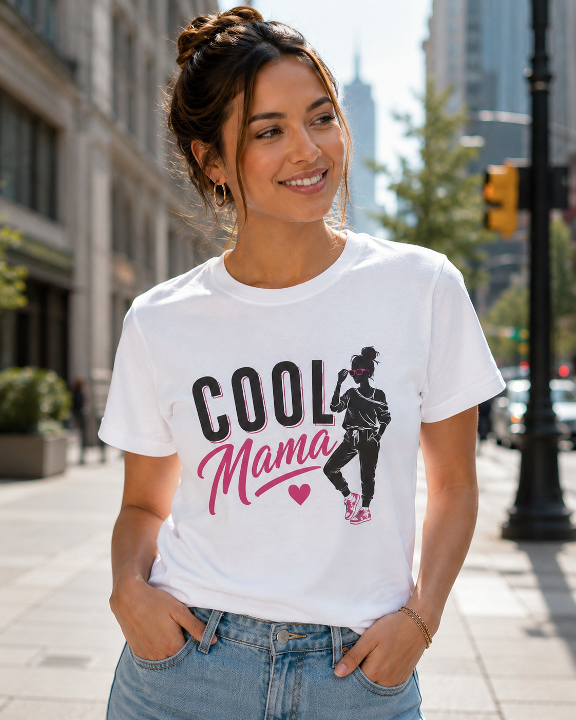 Cool Mama Shirt, Funny Mom Life Tee, Trendy Mom Shirt, Gift for Mom, Stylish Mama Outfit, Mothers Day Shirt, Cute Mom Tee