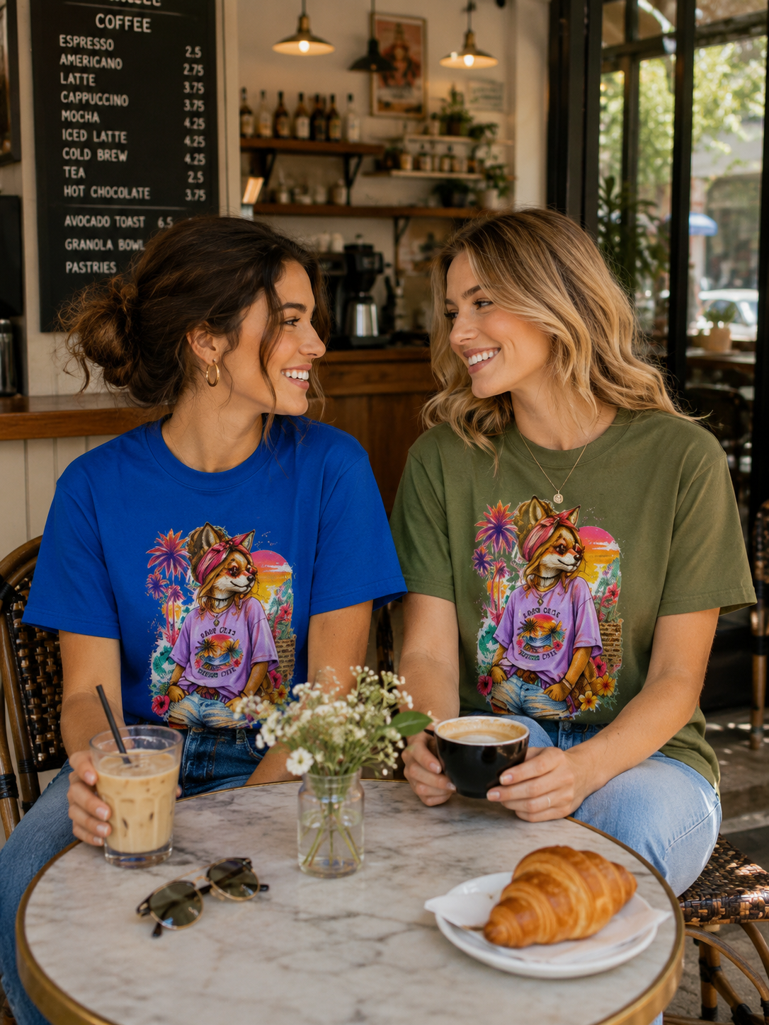 Fox Beach Vibes Shirt, Retro Beach T-Shirt, Summer Sunset Graphic Tee, Coastal Vacation Gift
