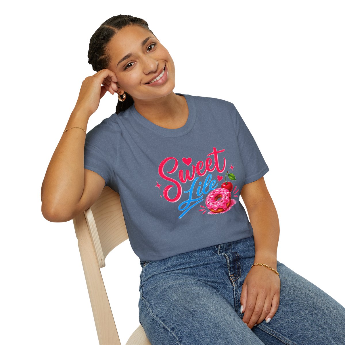 Sweet Life T-Shirt | Cute Donut & Cherry Graphic Tee
