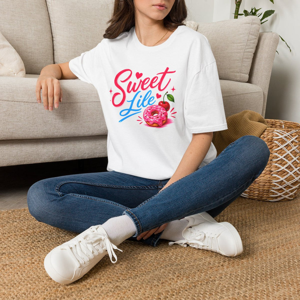 Sweet Life T-Shirt | Cute Donut & Cherry Graphic Tee